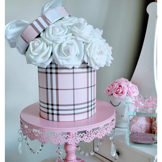 Striped Pink and Bow