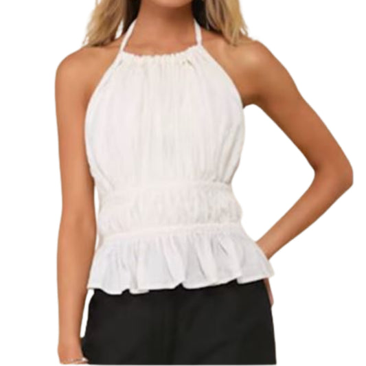 Back Bow Babe Halter Top